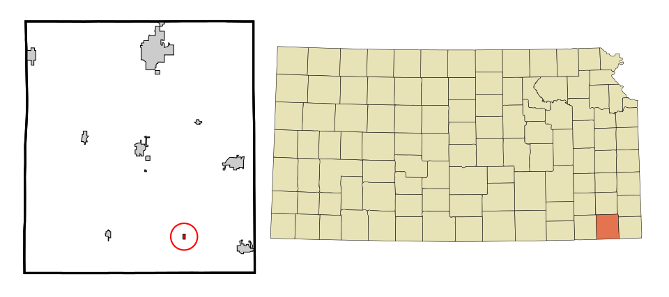 Locator map of Bartlett