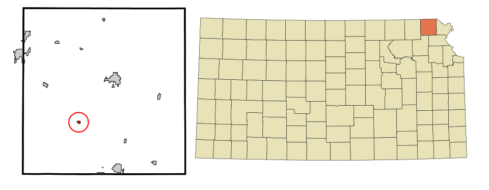 Locator map of Powhattan