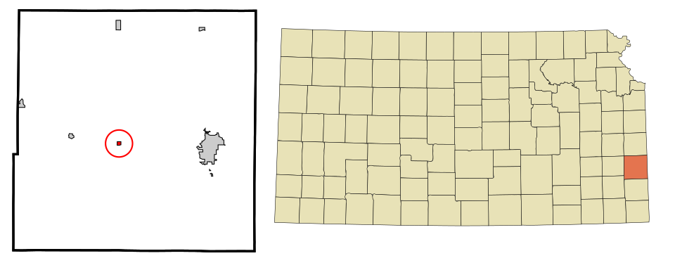 Locator map of Redfield