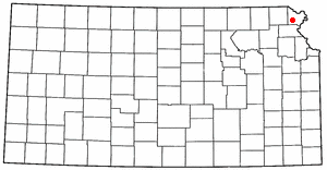 Locator map of Denton