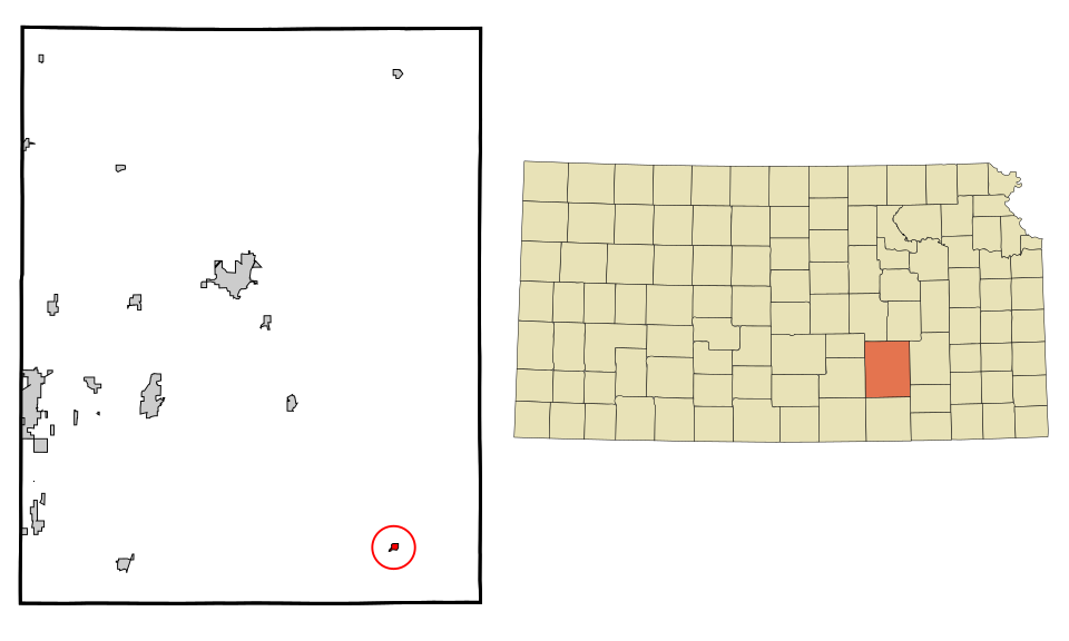 Locator map of Latham