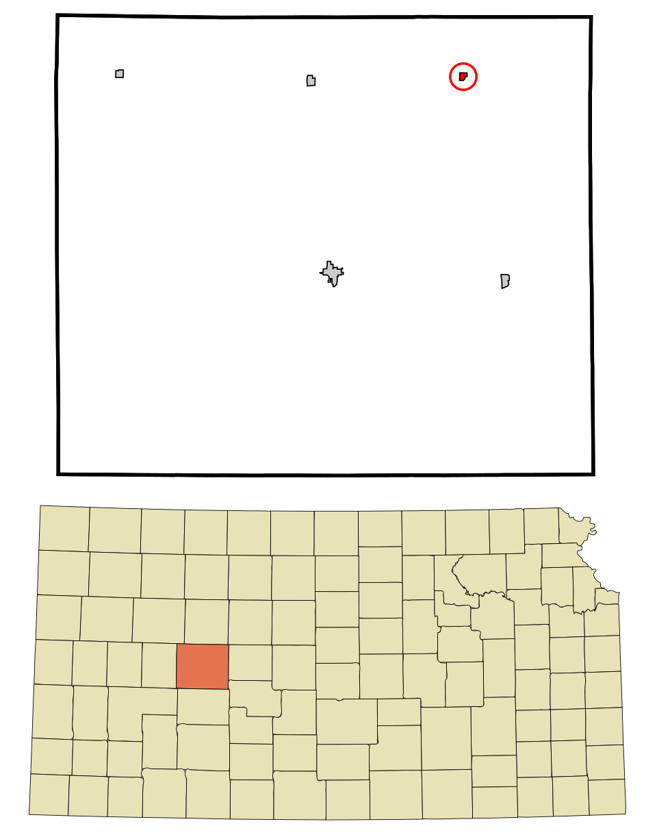 Locator map of Brownell