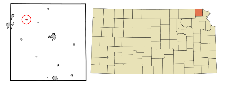 Locator map of Morrill