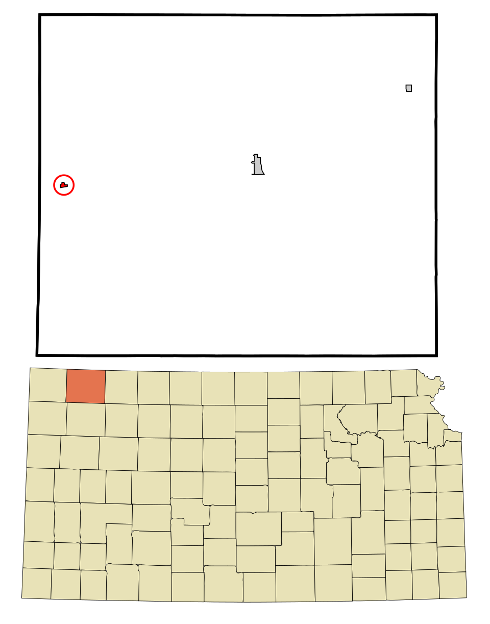 Locator map of McDonald