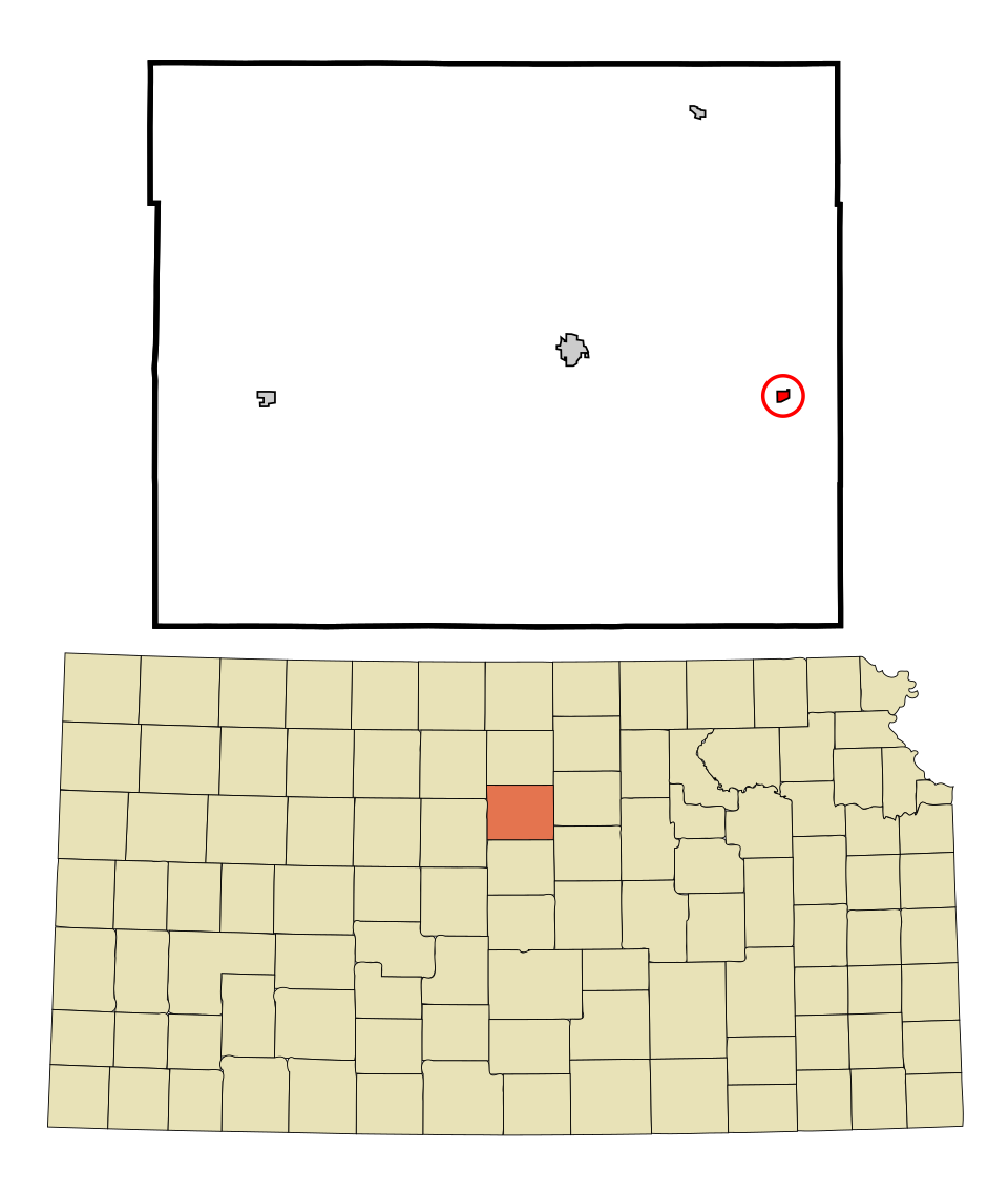Locator map of Beverly