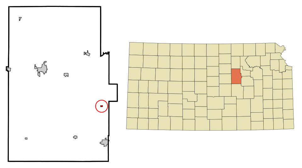 Locator map of Woodbine