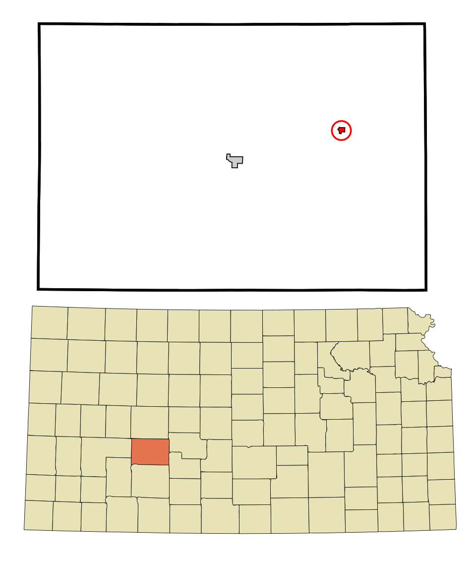 Locator map of Hanston