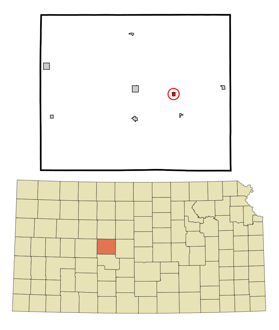 Locator map of Bison