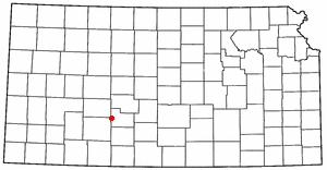 Locator map of Offerle