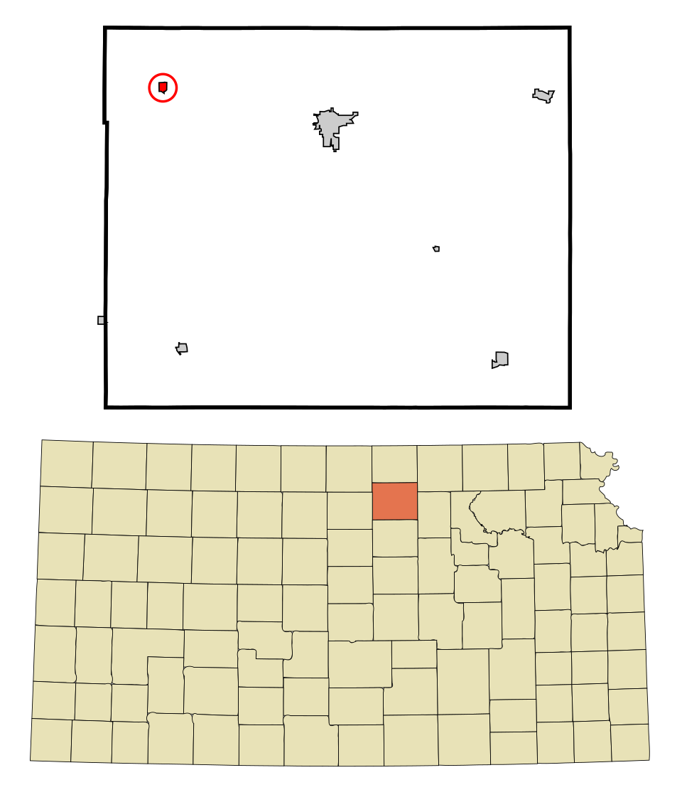 Locator map of Jamestown