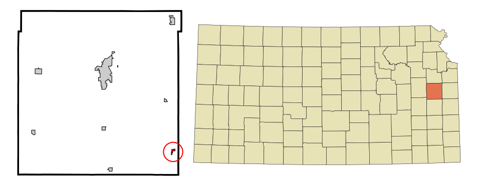 Locator map of Lane