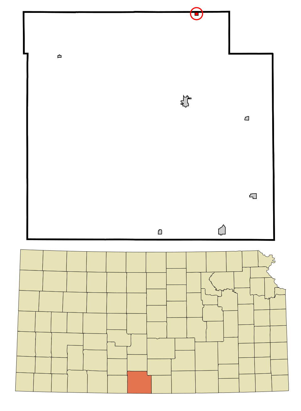 Locator map of Isabel