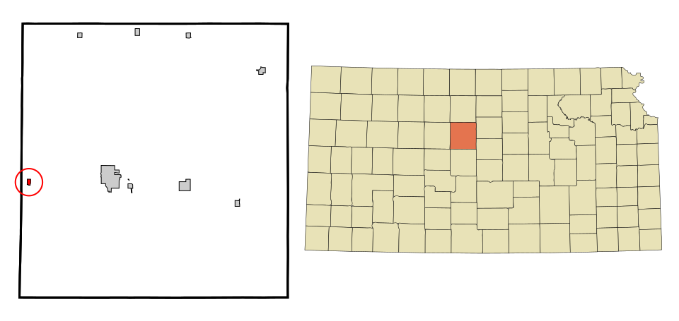 Locator map of Gorham