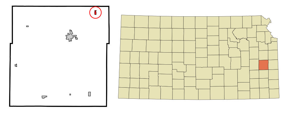 Locator map of Greeley