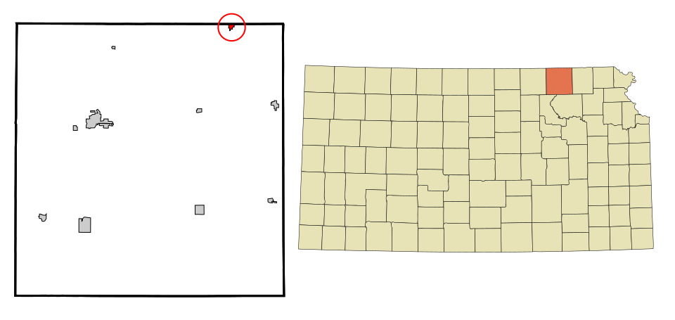 Locator map of Summerfield