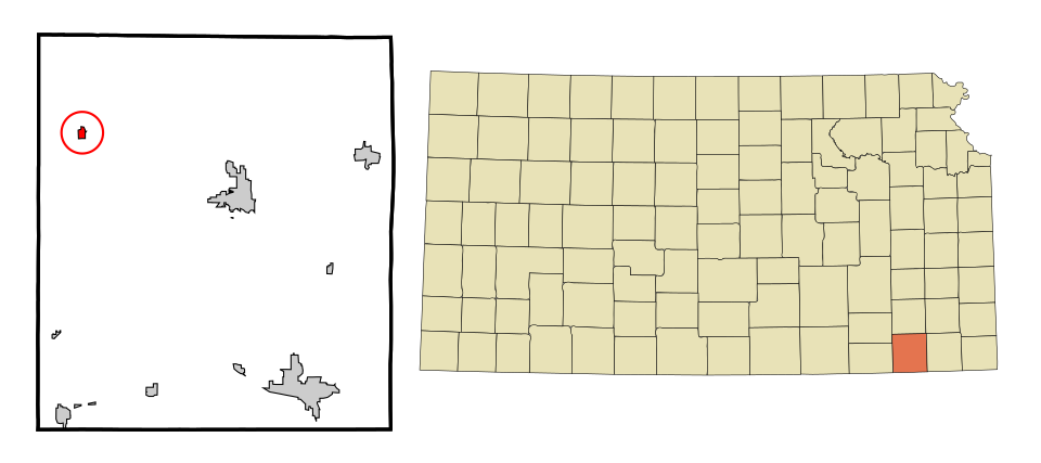 Locator map of Elk