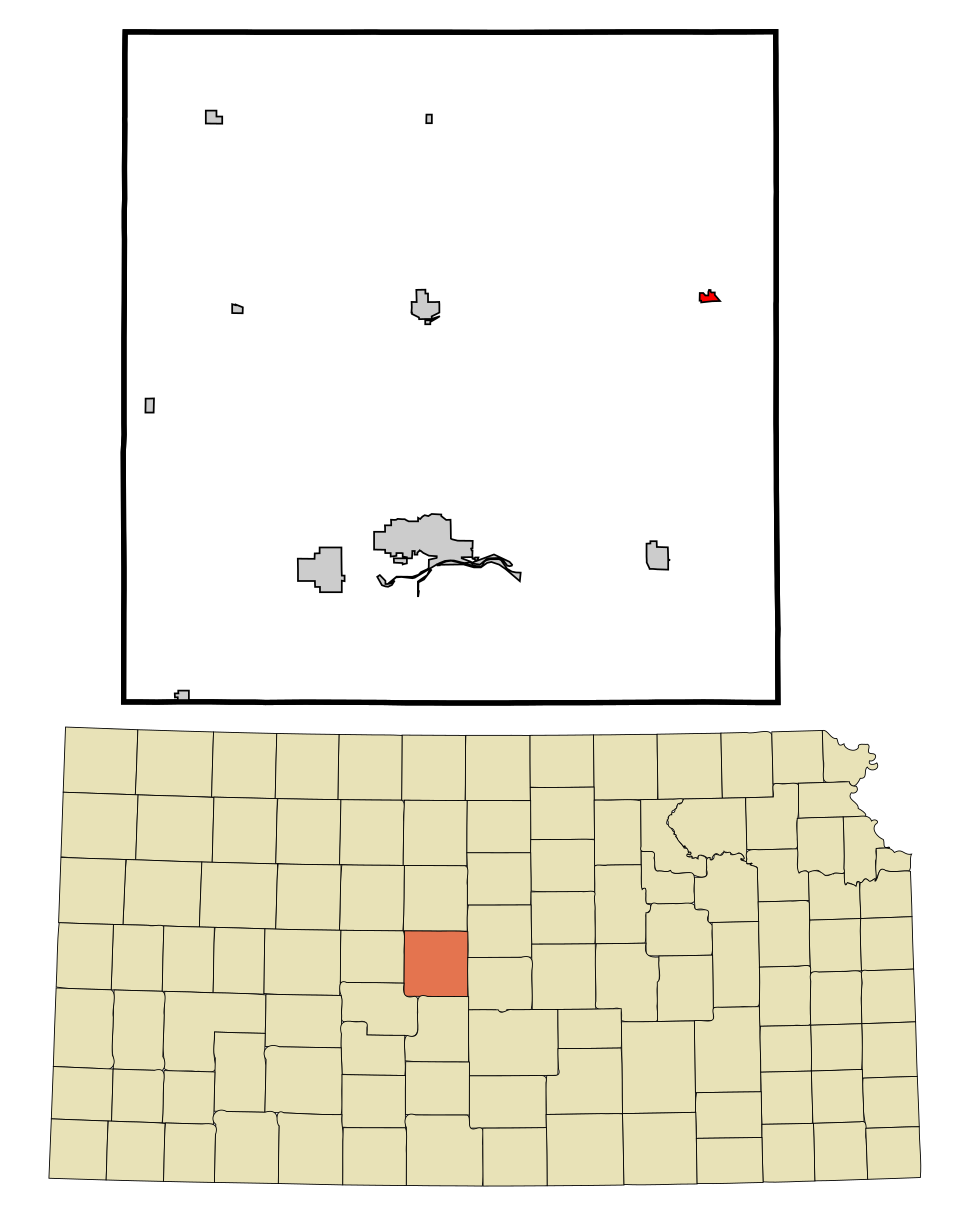 Locator map of Claflin