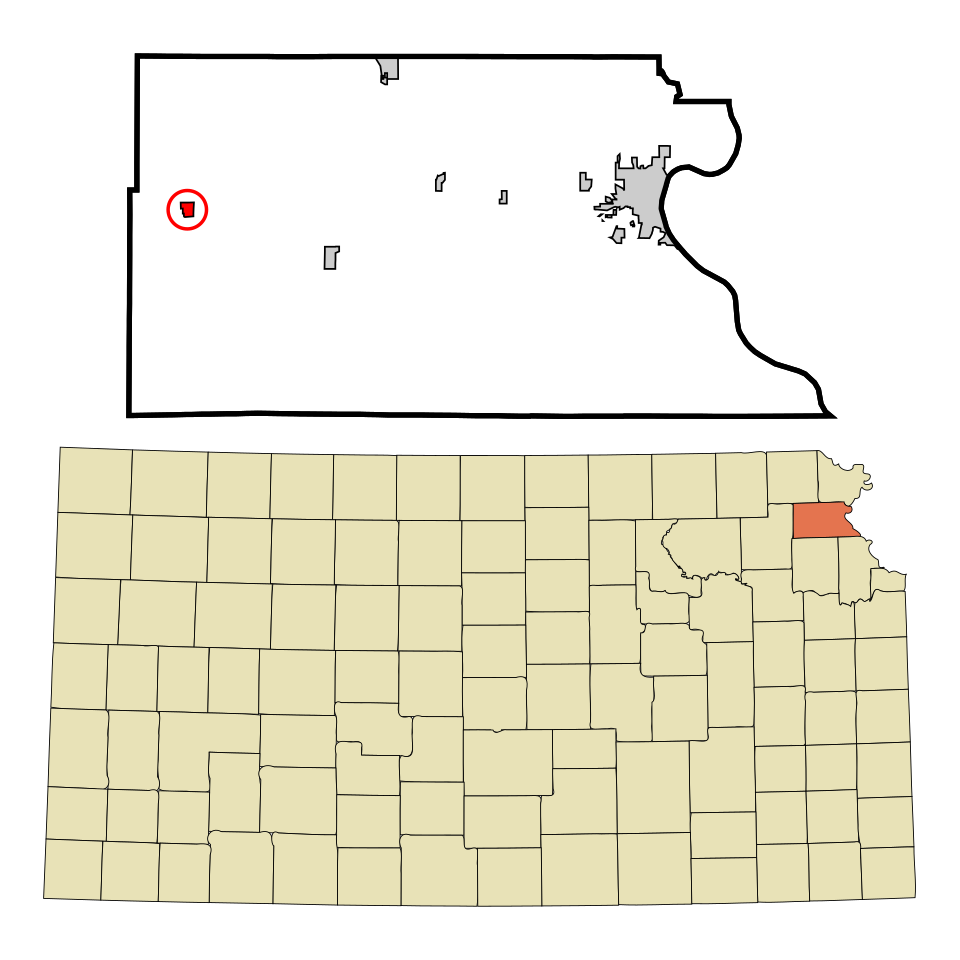 Locator map of Muscotah