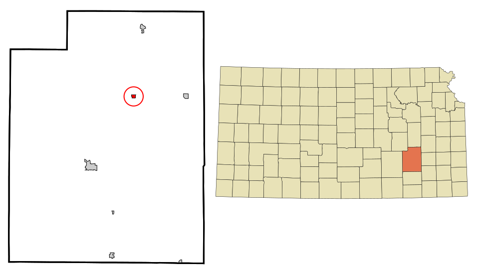 Locator map of Hamilton