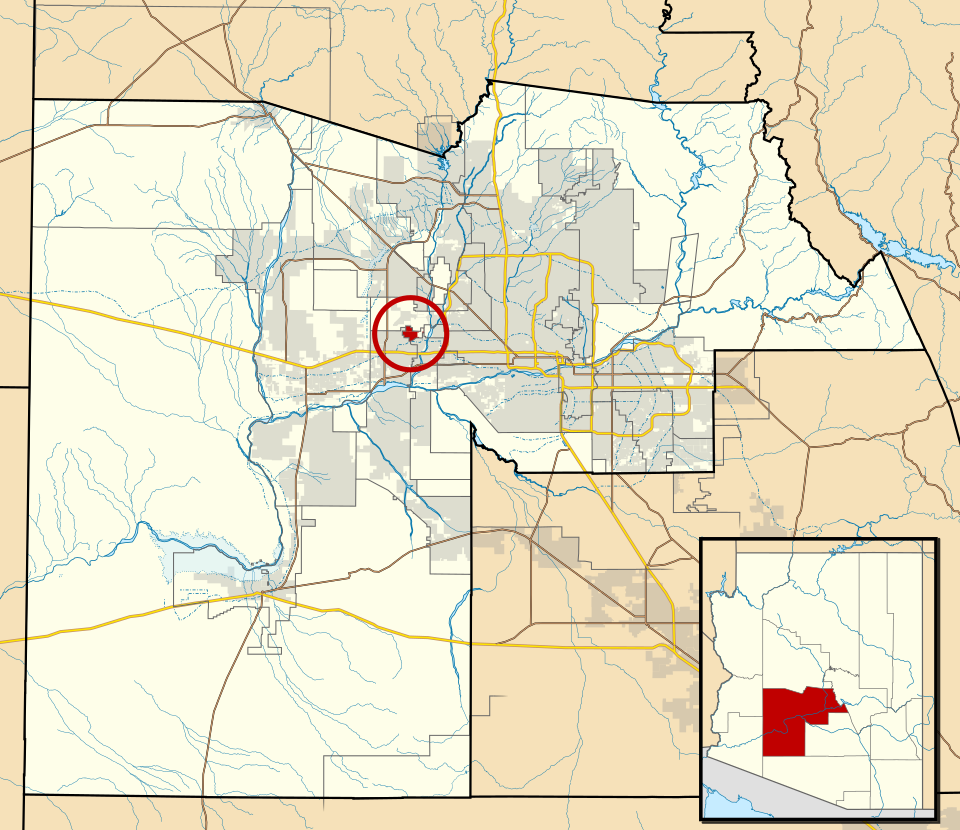 Locator map of Litchfield Park