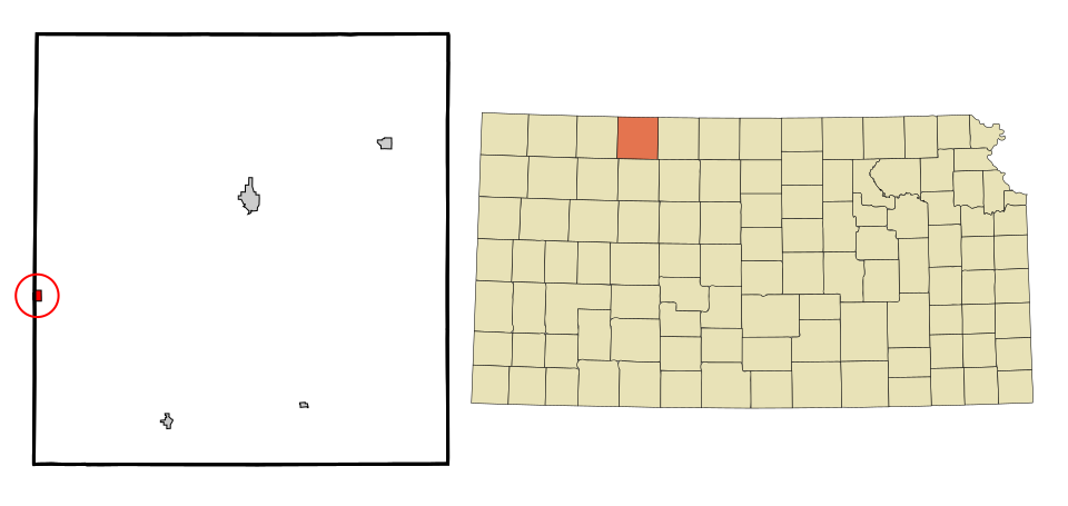 Locator map of Clayton