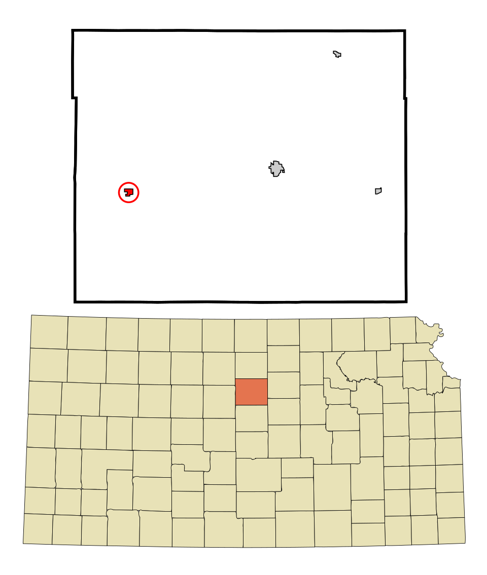 Locator map of Sylvan Grove