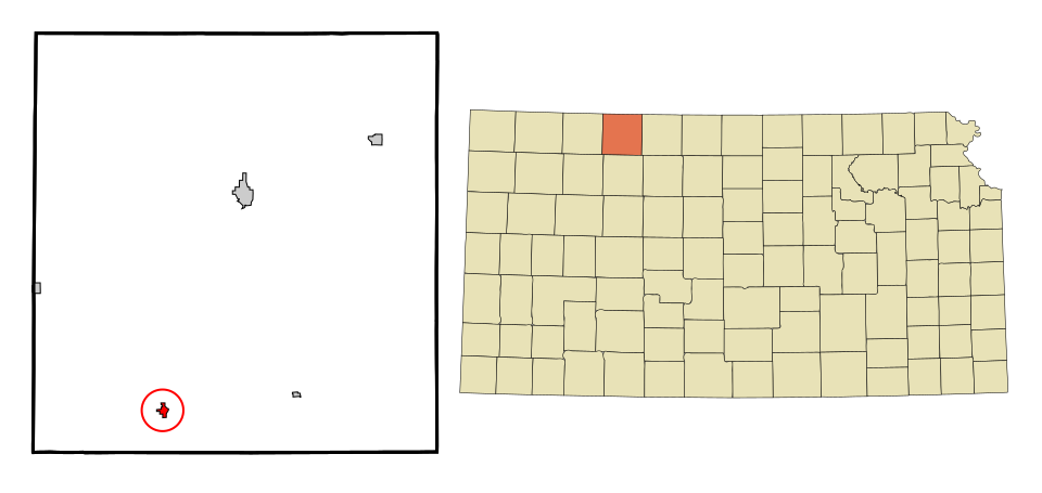 Locator map of Lenora