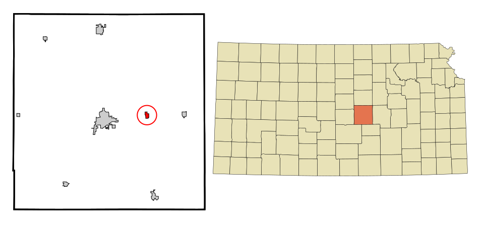 Locator map of Galva