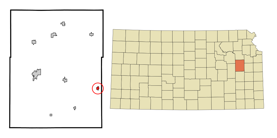 Locator map of Quenemo