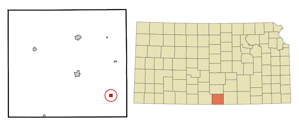 Locator map of Bluff