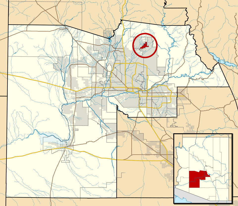 Locator map of Carefree