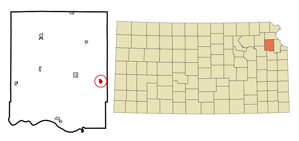 Locator map of McLouth
