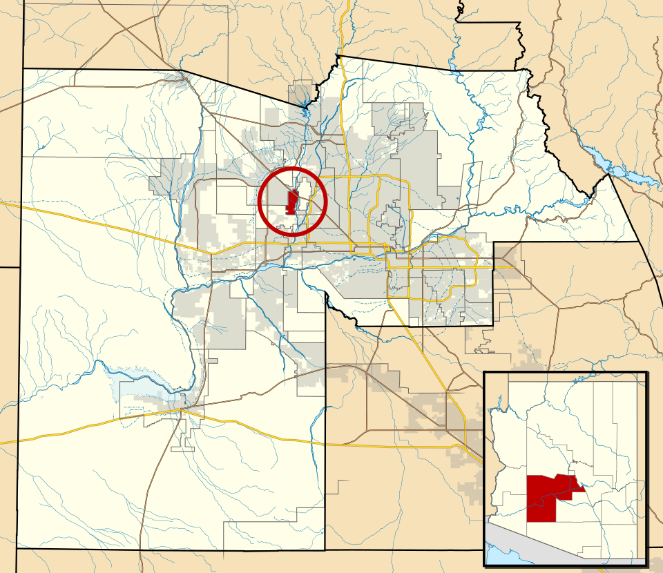 Locator map of El Mirage