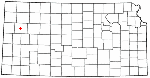 Locator map of Russell Springs