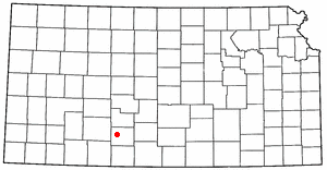 Locator map of Mullinville