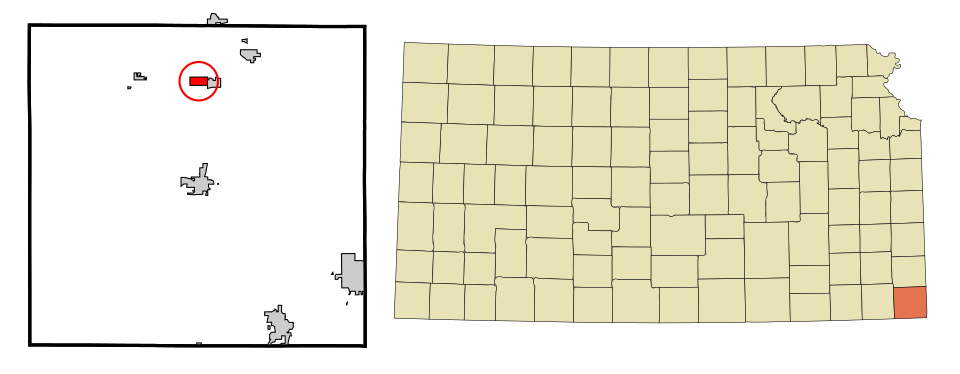 Locator map of Roseland