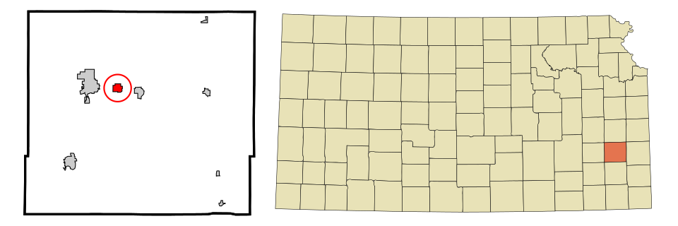 Locator map of Gas