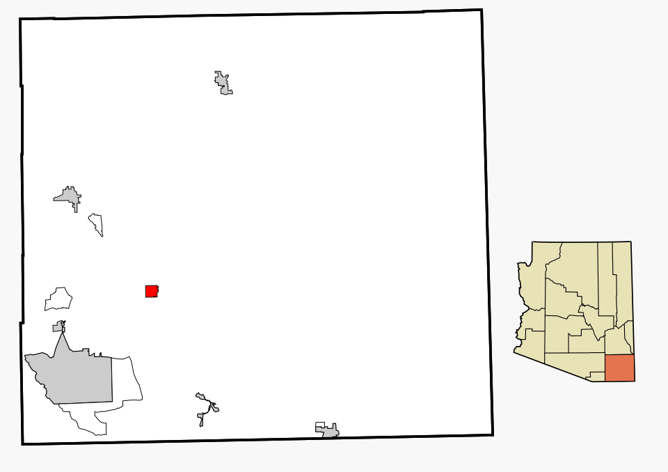 Locator map of Tombstone