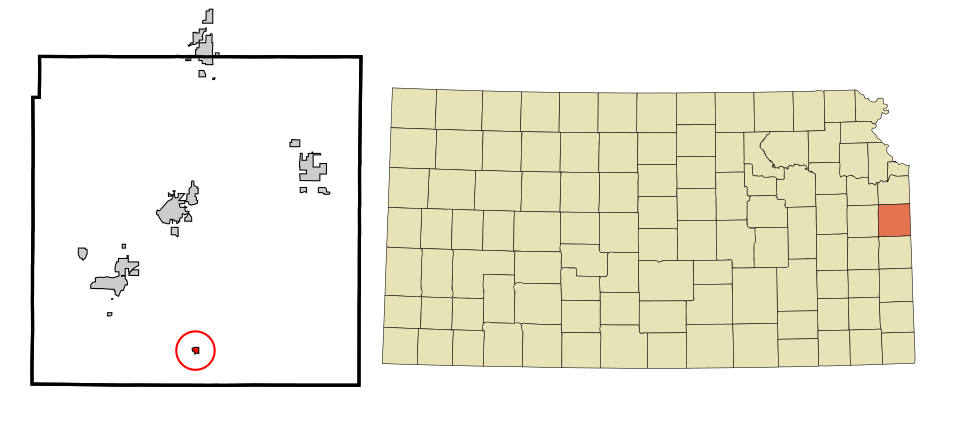 Locator map of Fontana