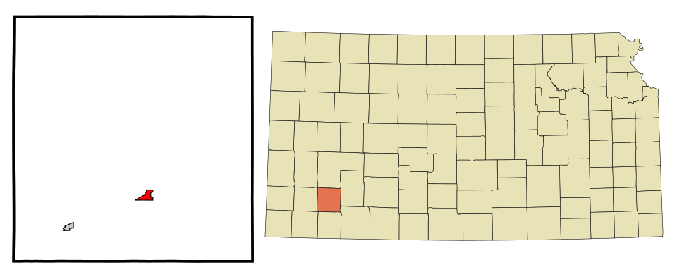 Locator map of Sublette