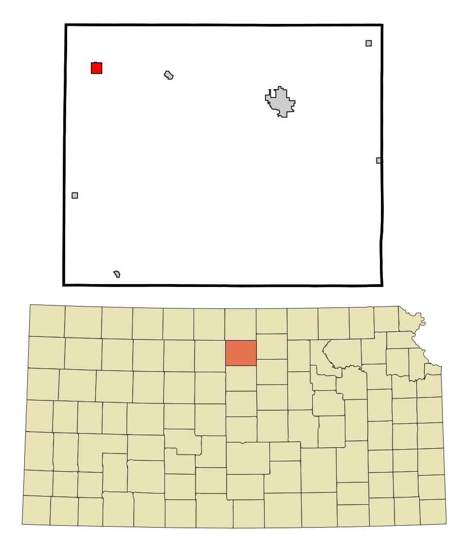 Locator map of Cawker