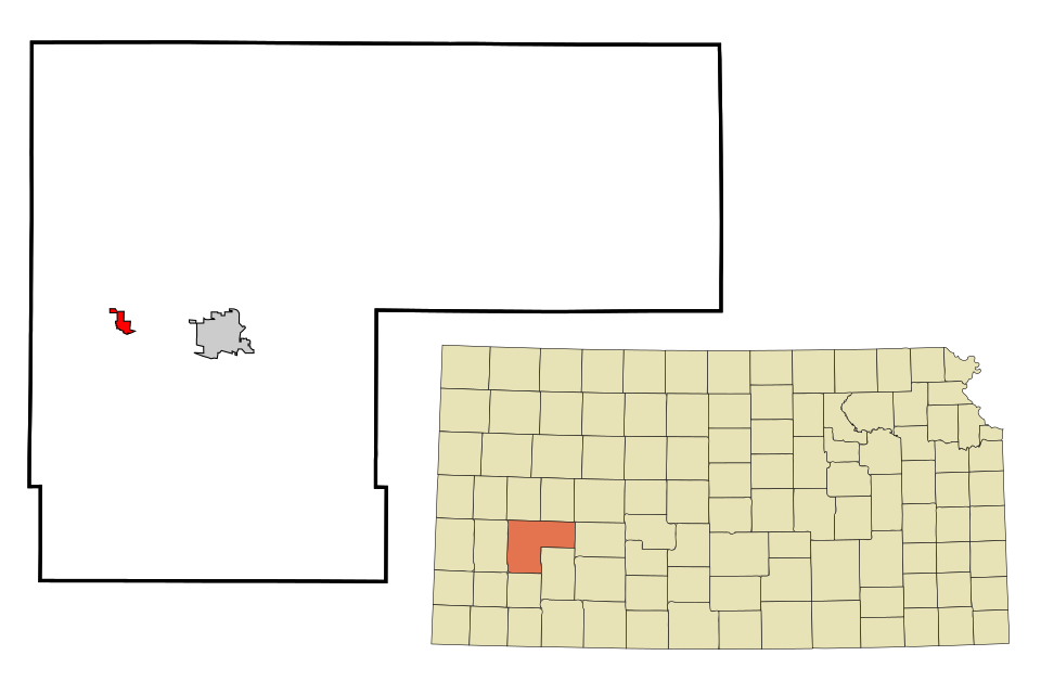 Locator map of Holcomb