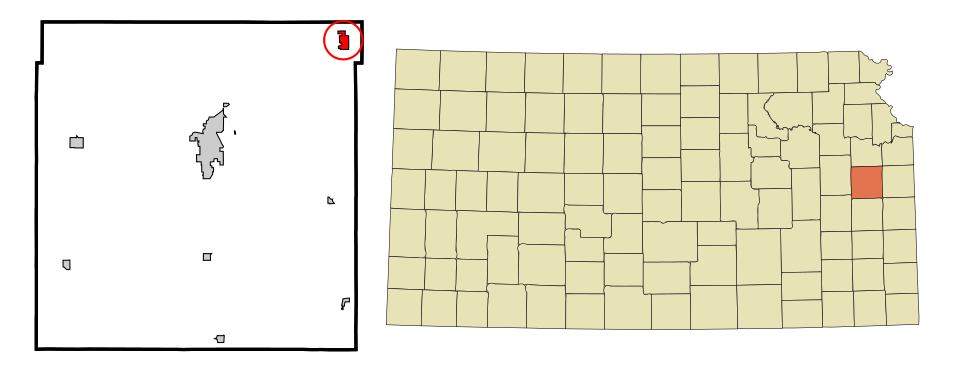 Locator map of Wellsville