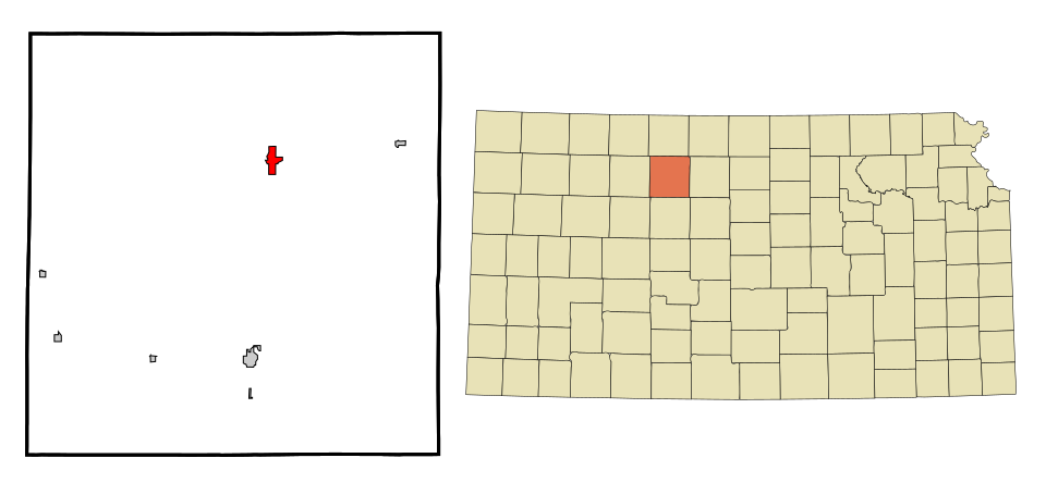 Locator map of Stockton