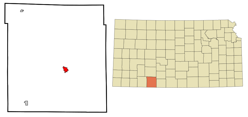 Locator map of Ashland