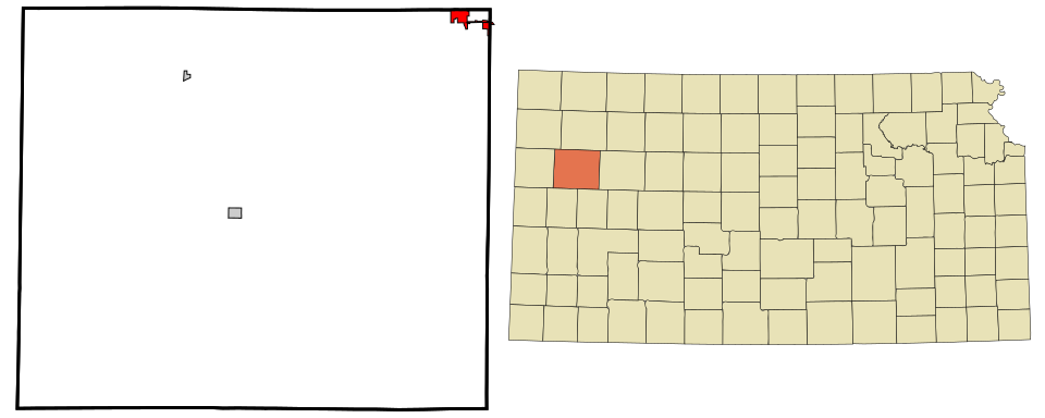 Locator map of Oakley