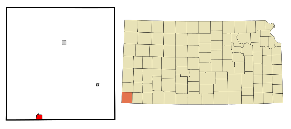 Locator map of Elkhart