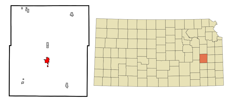 Locator map of Burlington