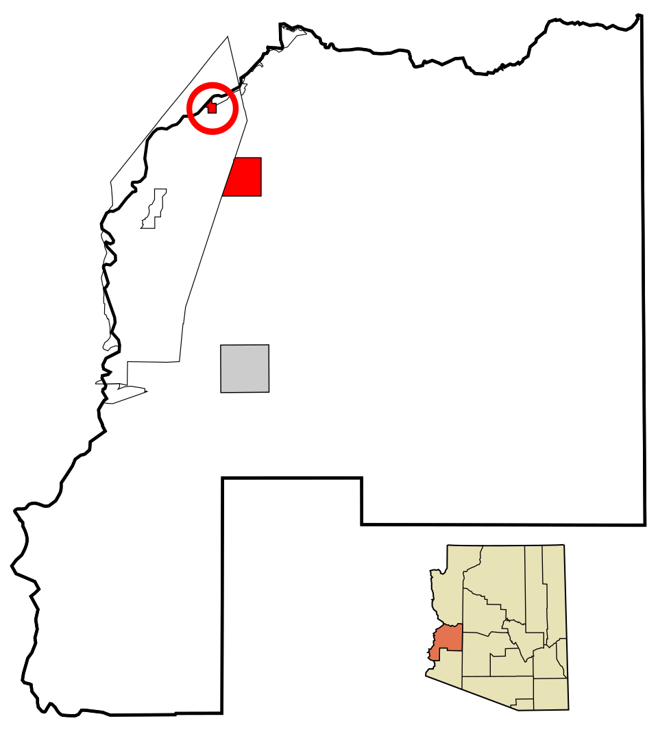 Locator map of Parker