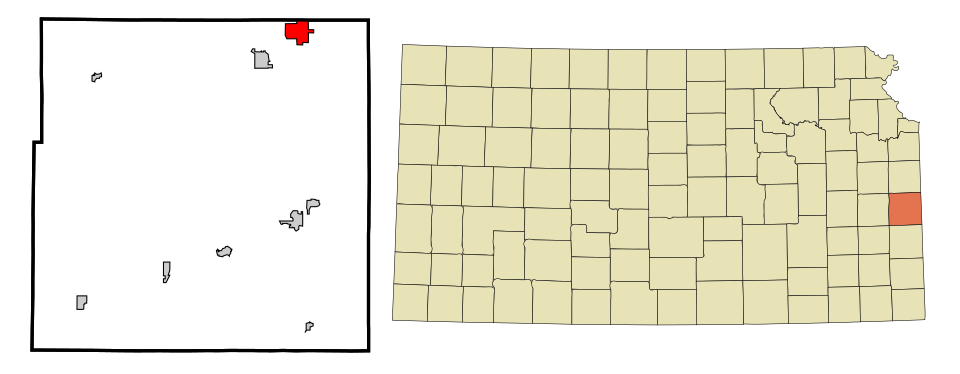 Locator map of Linn Valley